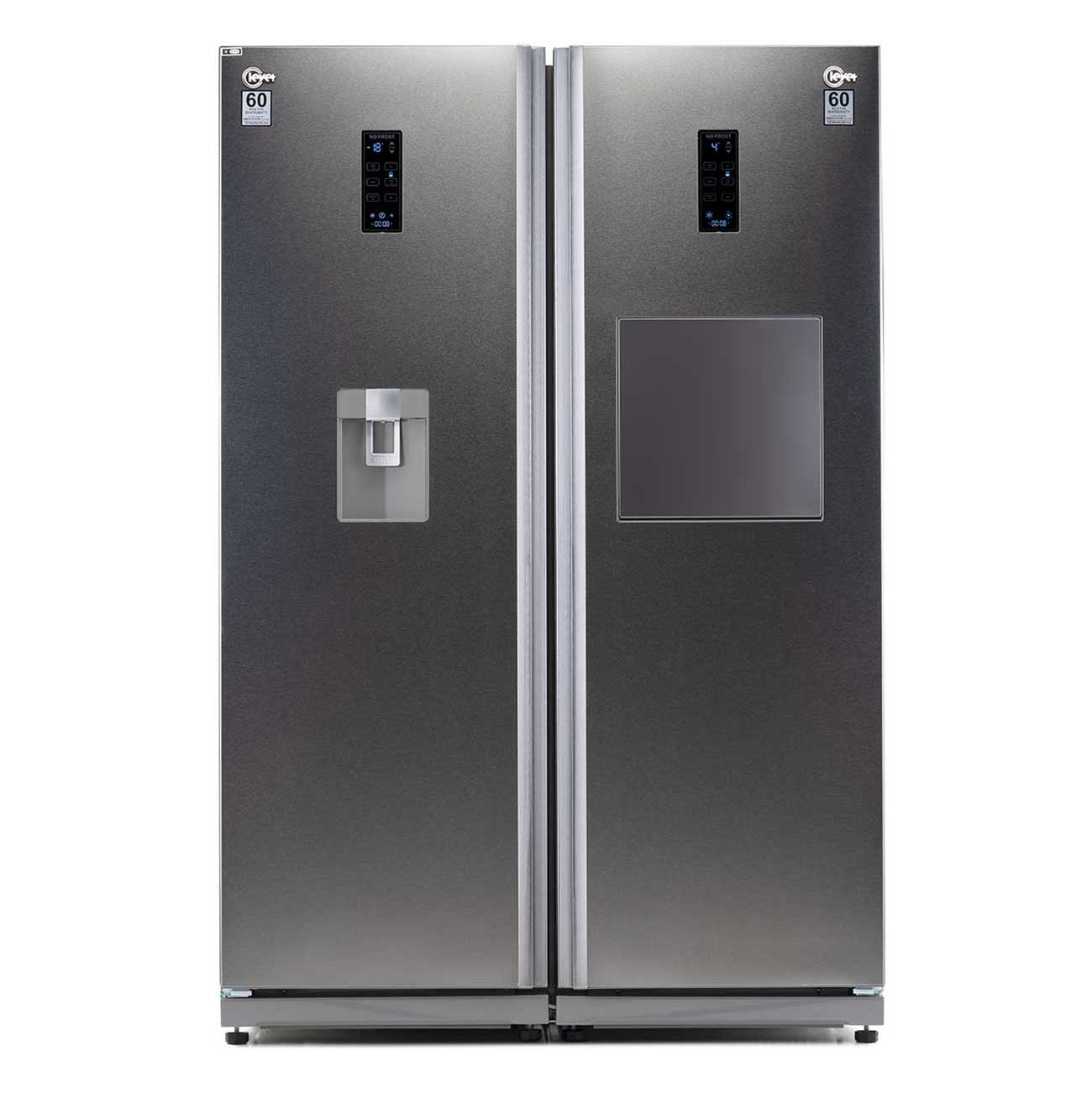 یخچال و فریزر دو قلو کلور مدل گلوری پلاس سری 60