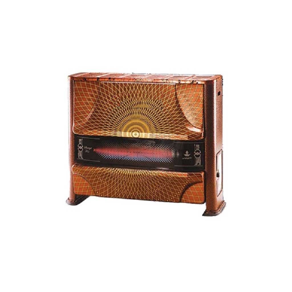 بخاری طرح شومینه شارق توس مدل آذر 15000 گرافیک